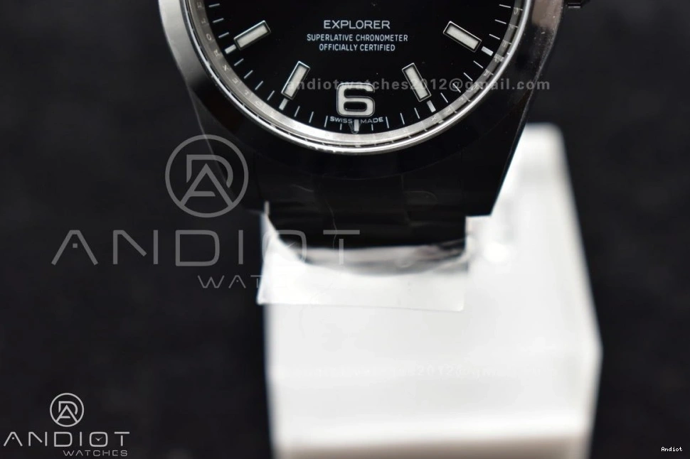 Explorer Dial 39mm Clean Edition I VR3132 SS Black 214270 1:1 on Bracelet Best 0305